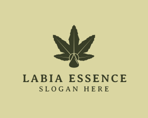 Cannabis Weed Oil logo design