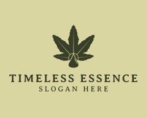 Cannabis Weed Oil logo design