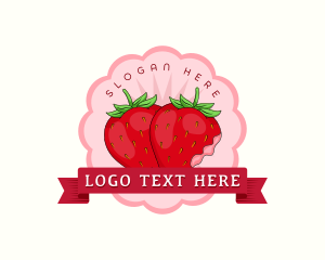 Fresh Strawberry Fruit logo