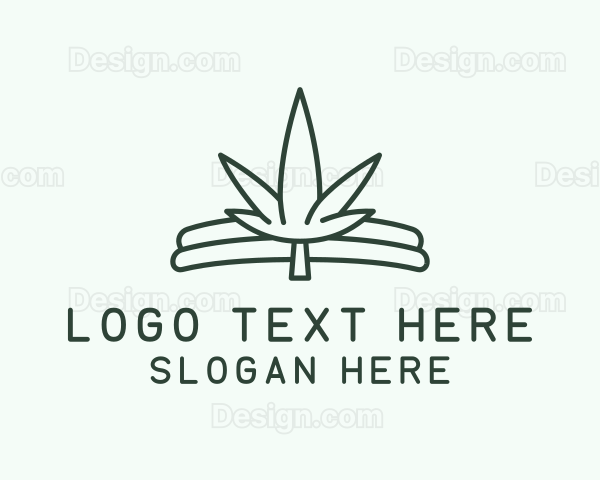 Simple Marijuana Leaf Logo