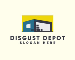 Shipping Storage Warehouse logo design