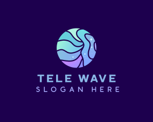 Creative Round Wave logo design