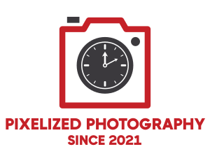 Timer Clock Camera logo design