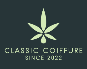 Organic Marijuana Oil  logo design