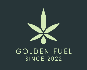 Organic Marijuana Oil  logo design