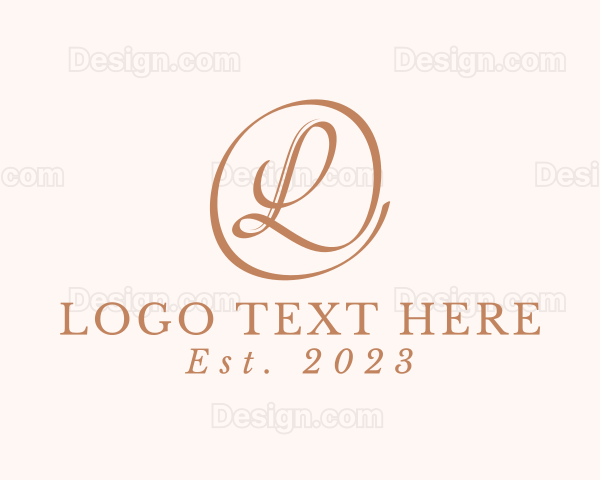 Fashion Luxury Letter L Logo