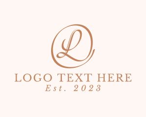 Fashion Luxury Letter L logo