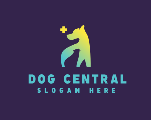 Cat Dog Veterinary logo design