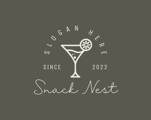 Cocktail Wine Bar logo design