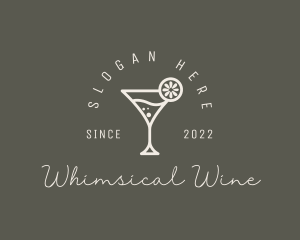 Cocktail Wine Bar logo design