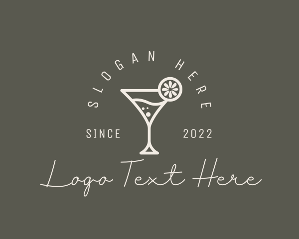 Cocktail logo example 3