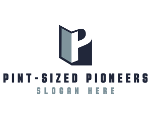 Builder Construction Letter P logo design