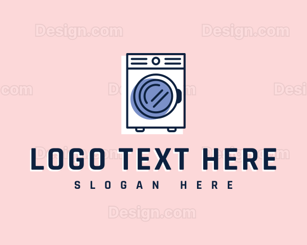 Laundry Washing Machine Logo