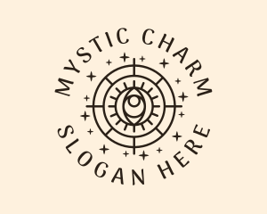 Mystic Fortune Telling Eye logo design