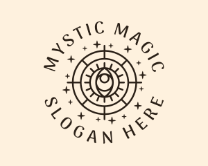 Mystic Fortune Telling Eye logo design