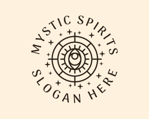 Mystic Fortune Telling Eye logo design