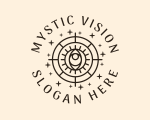 Mystic Fortune Telling Eye logo design