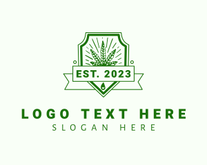 Marijuana Plant Shield logo