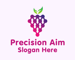 Grape Fruit Produce Logo