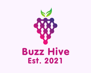 Grape Fruit Produce logo design