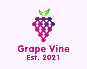 Grape Fruit Produce logo design