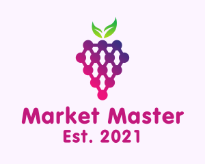 Grape Fruit Produce logo design