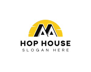 Architecture Roof House logo design