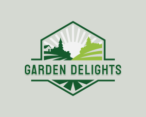 Garden Field Landscaper logo design