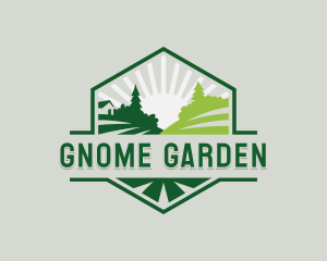 Garden Field Landscaper logo design