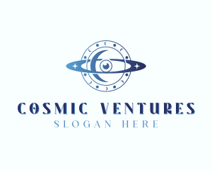 Astrology Cosmic Moon logo design