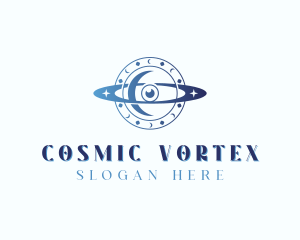 Astrology Cosmic Moon logo design