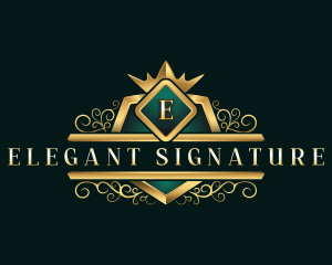 Elegant Royal Crest logo design