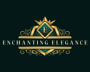 Elegant Royal Crest logo design