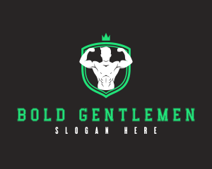 Fitness Masculine Man logo design