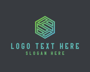 Polygon Abstract Hexagon logo