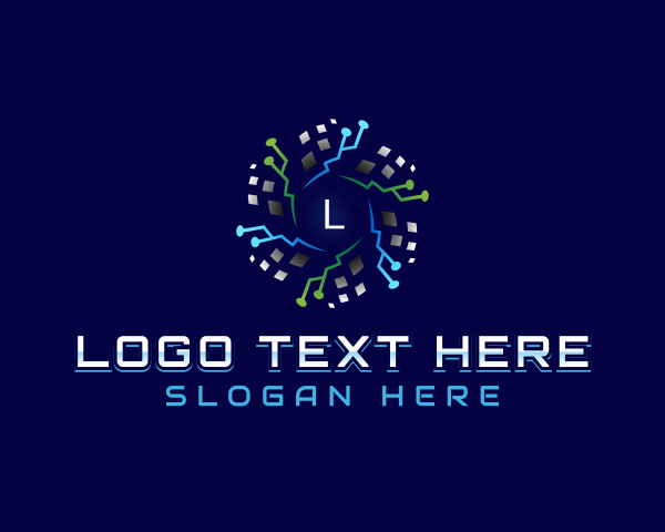 Pixel logo example 4