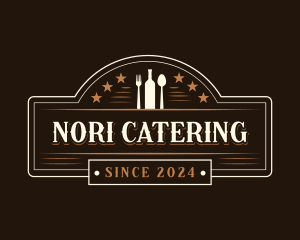 Food Wine Restaurant logo design