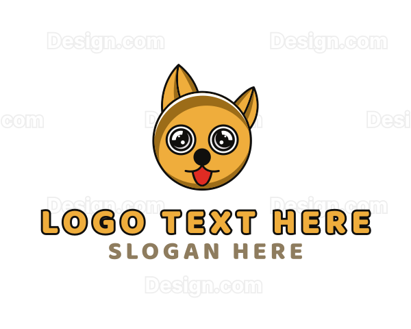 Cute Playful Puppy Logo