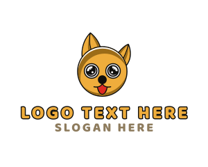 Cute Playful Puppy logo