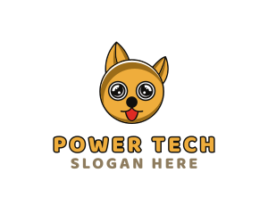 Cute Playful Puppy logo