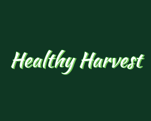 Healthy Vegan Food logo design