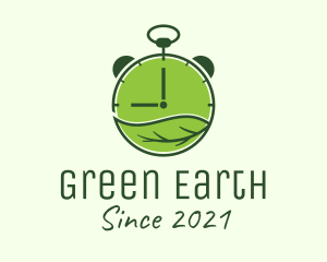 Alarm Clock Environmental  logo design