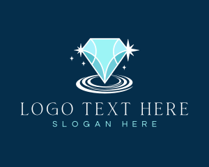 Luxury Crystal Diamond logo