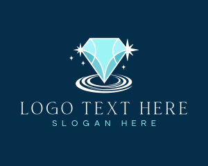 Luxury Crystal Diamond Logo