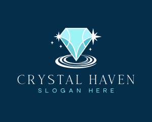 Luxury Crystal Diamond logo design