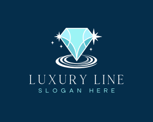 Luxury Crystal Diamond logo design