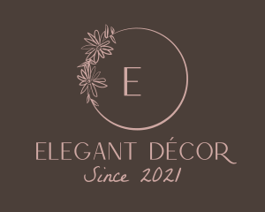 Floral Ring Decoration  logo design