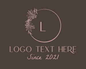 Ring - Floral Ring Decoration logo design