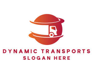 Planet Trucking Transport logo design