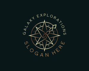 Luxury Compass Traveler Destination logo design